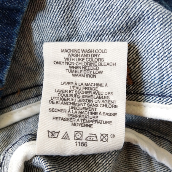 Gap Denim Jacket with Pleated Back - Picture 6 of 14